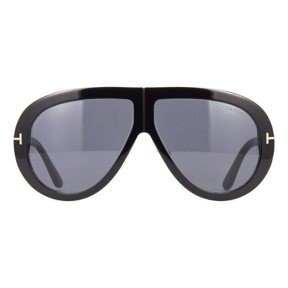 New TOM FORD Troy Black Aviator FT0836/S 01A Sunglasses Women - Picture 2 of 4